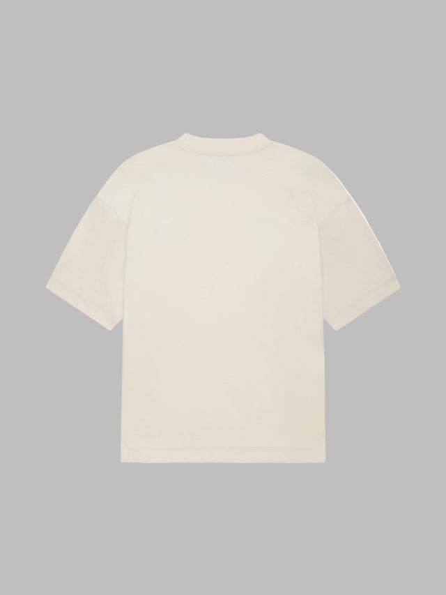 VALENZA INTERLOCK SUPIMA T-SHIRT CREAM OVERSIZED