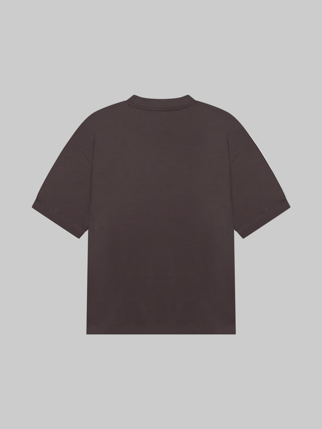 VALENZA INTERLOCK SUPIMA T-SHIRT ASPHALT OVERSIZED