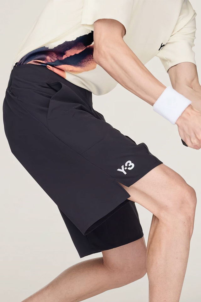 Y-3 TENNIS PRO ERGO SHORTS BLACK