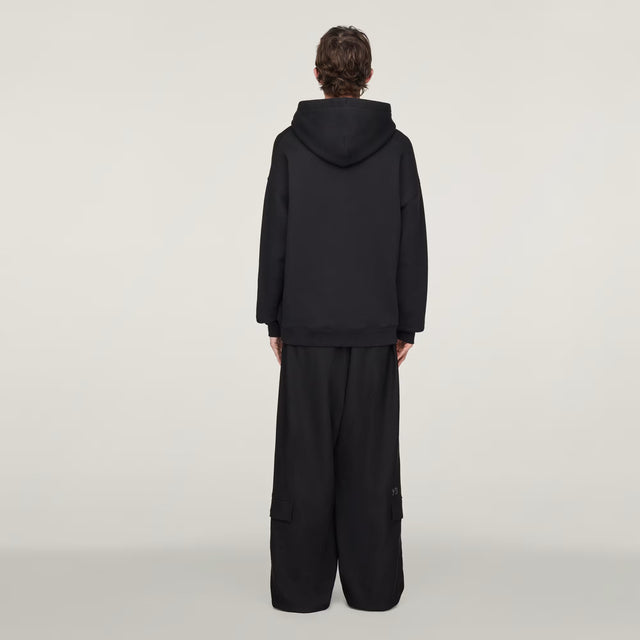 Y-3 GRAPHIC FT HOODIE BLACK