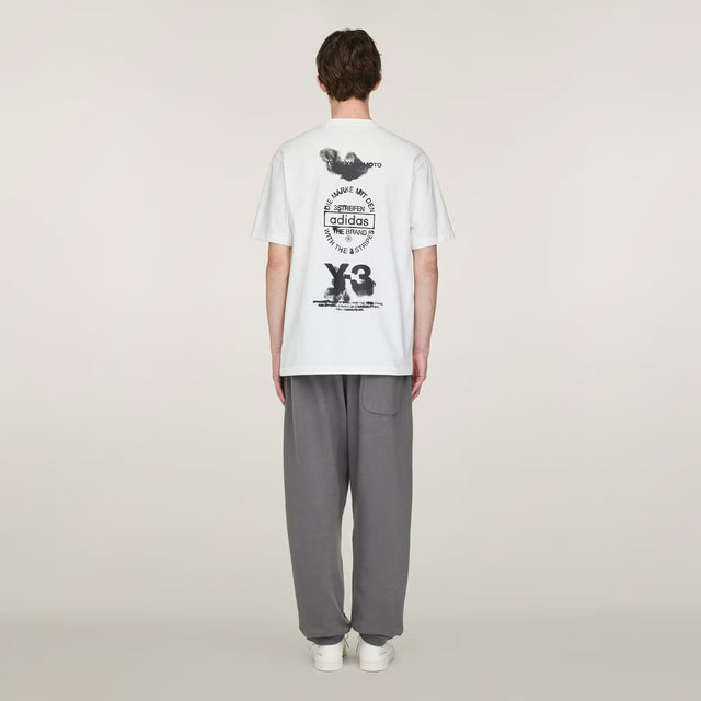 Y-3 GRAPHIC T-SHIRT WHITE