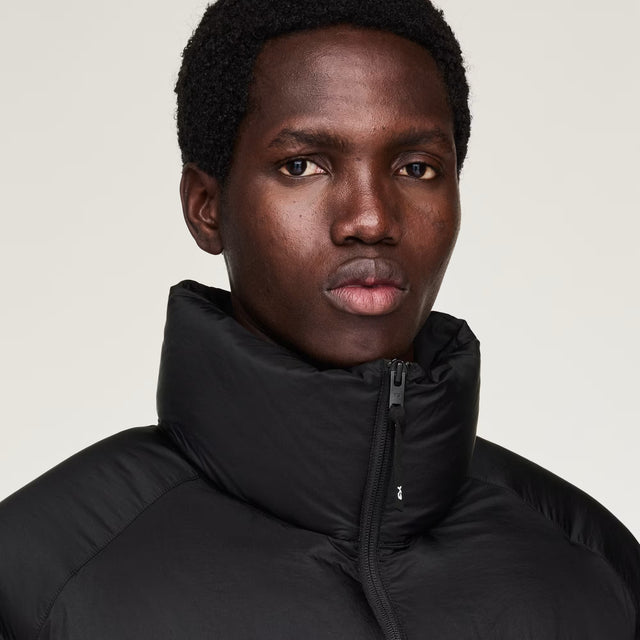 Y-3 PUFFER DOWN JACKET BLACK