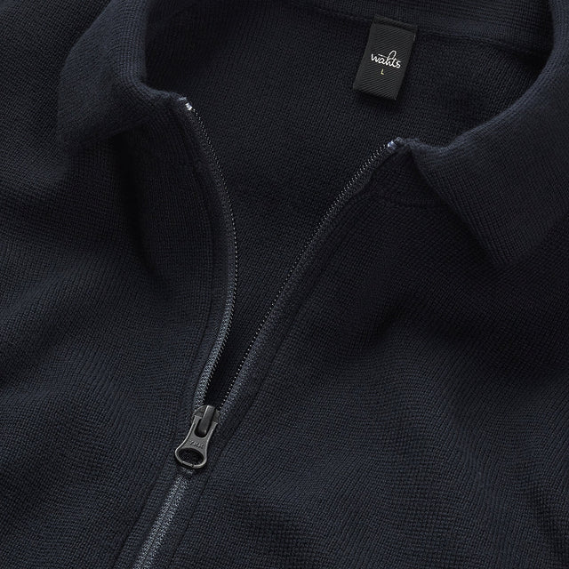 WAHTS FULL ZIP PULLOVER NIGHT BLUE