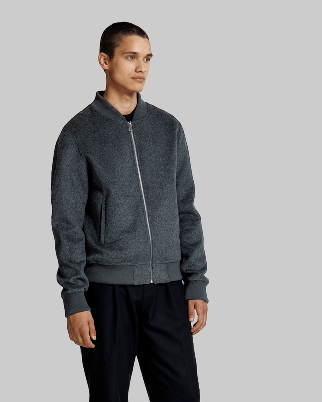 ALTER EGO BOMBER JACKET DARK GREY - Hombre Amsterdam