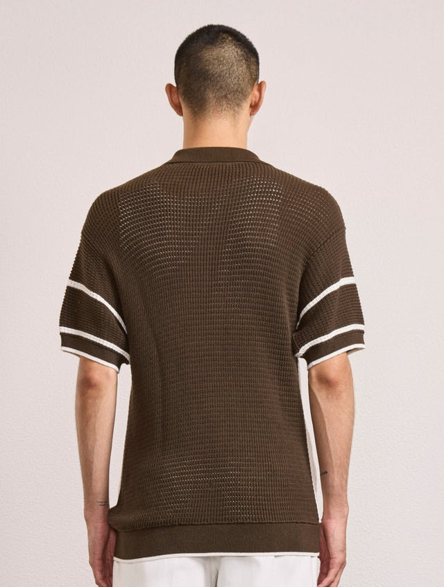 FRESCOBOL FABRICIO CROCHET STRIPE CARDIGAN - Hombre Amsterdam