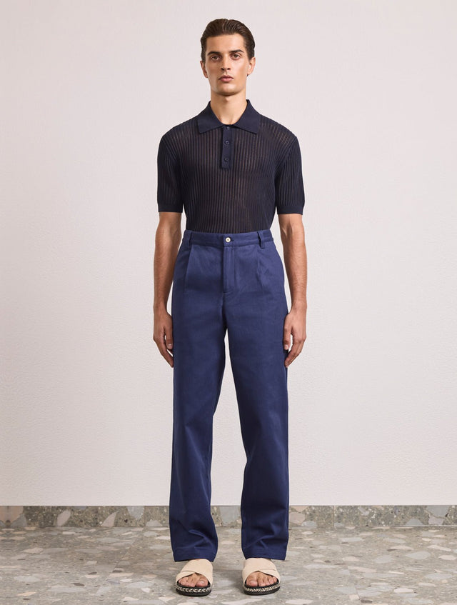 FRESCOBOL VIDAL COTTON POLO BLUE - Hombre Amsterdam