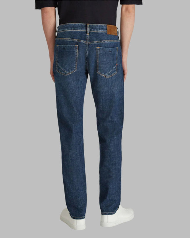 INCOTEX TAPERED FIT STRETCH DENIM TROUSER - Hombre Amsterdam