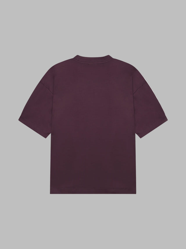 VALENZA INTERLOCK SUPIMA T - SHIRT BURGUNDY OVERSIZED - Hombre Amsterdam
