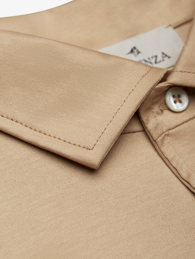 VALENZA SUPIMA POLO HAZELNUT - Hombre Amsterdam