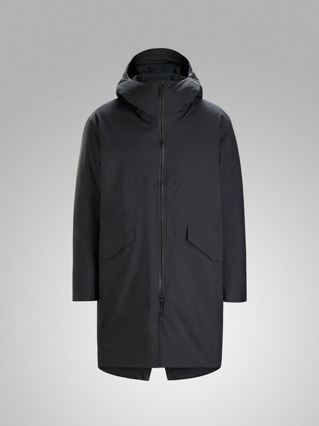 VEILANCE MONITOR DOWN GORETEX COAT BLACK WITH DOWN INSULATION - Hombre Amsterdam