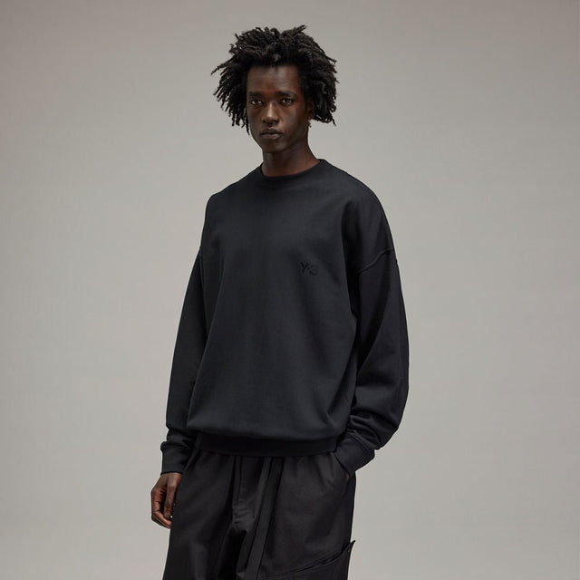 Y - 3 FRENCH TERRY SWEAT BLACK - Hombre Amsterdam
