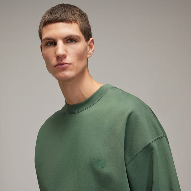 Y - 3 FRENCH TERRY SWEAT GREEN - Hombre Amsterdam