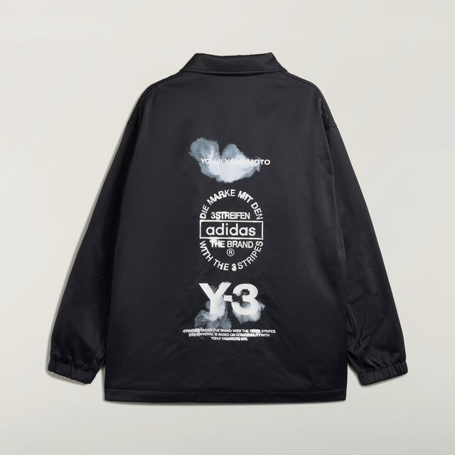 Y - 3 GRAPHIC COACH JACKET BLACK - Hombre Amsterdam