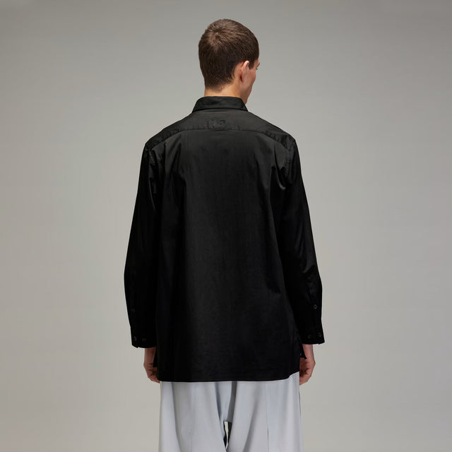 Y - 3 PLEATED POCKET SHIRT BLACK - Hombre Amsterdam