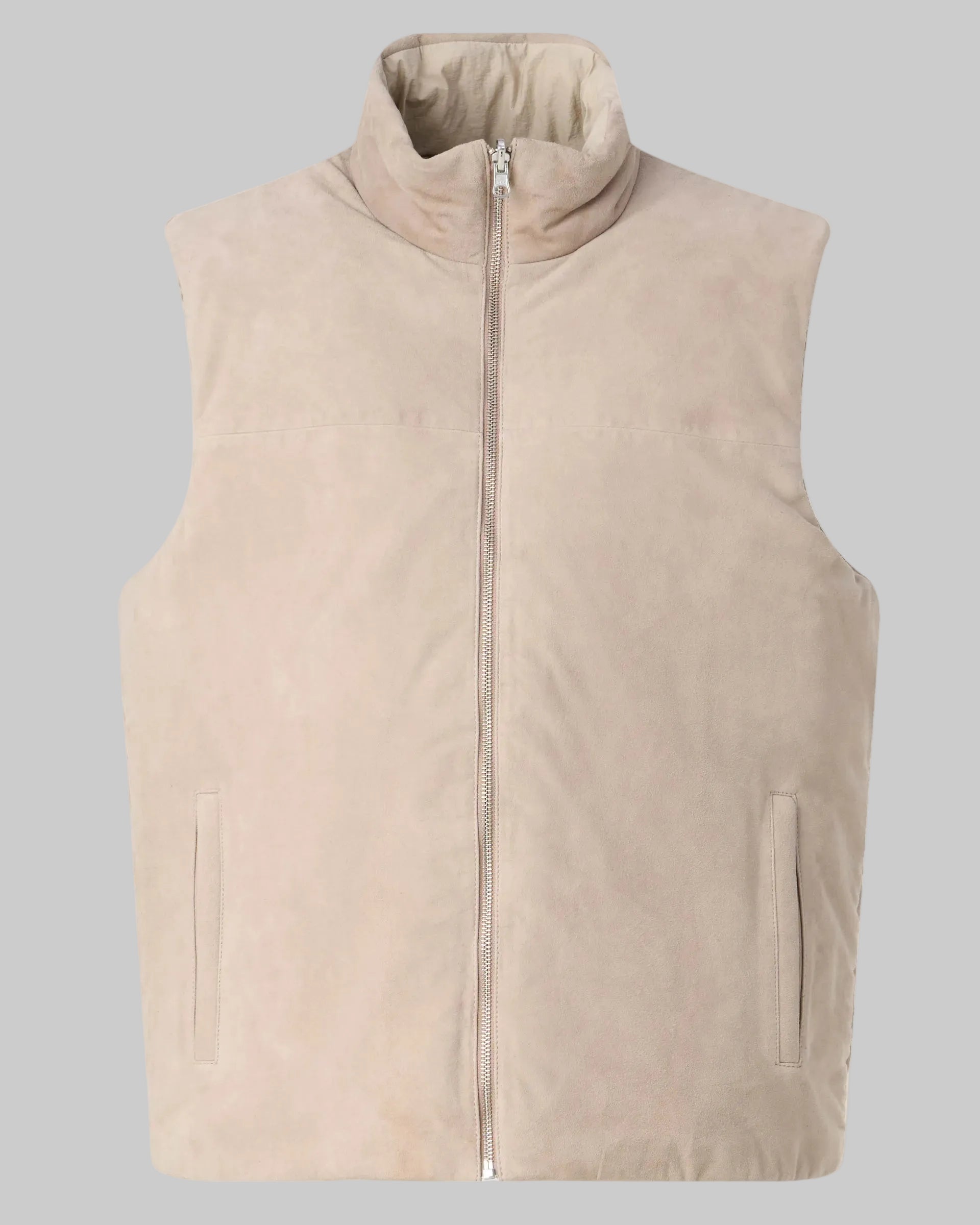 Alter ego reversible bodywarmer beige.
