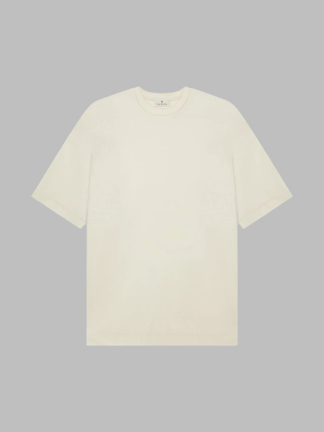 VALENZA INTERLOCK SUPIMA T-SHIRT CREAM
