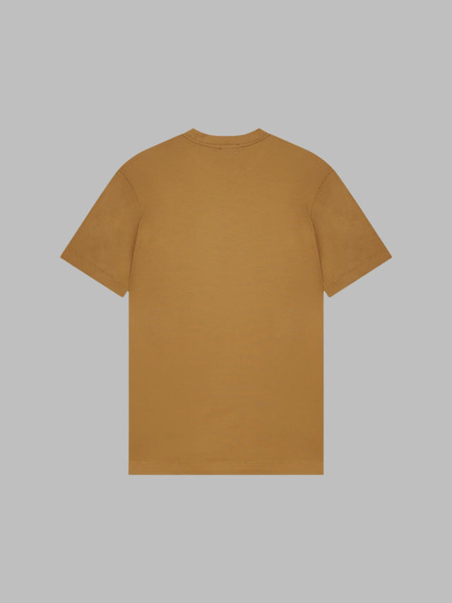 VALENZA INTERLOCK SUPIMA T-SHIRT DARK GOLD