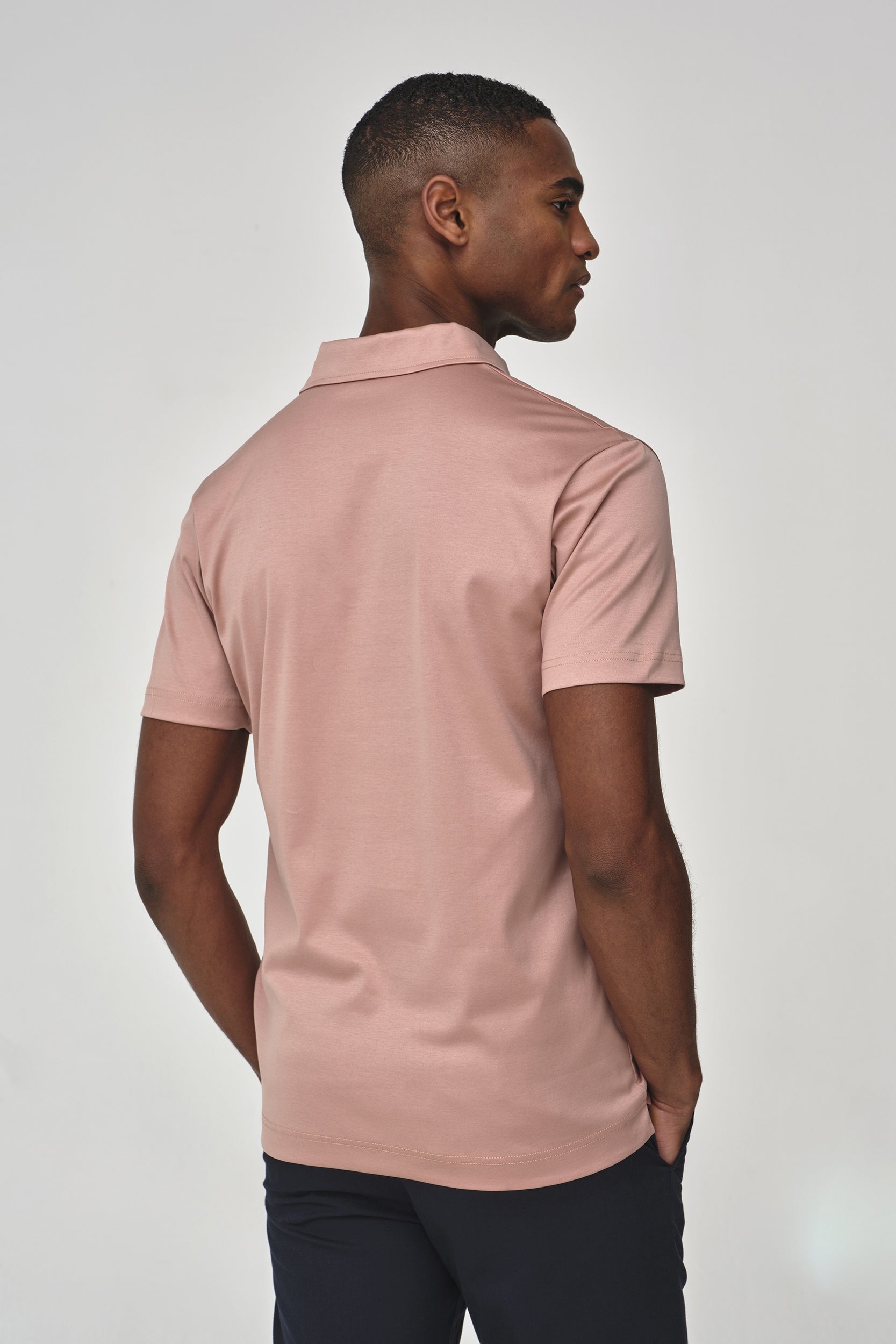 Supima Polo Tea Rose- Hombre Amsterdam