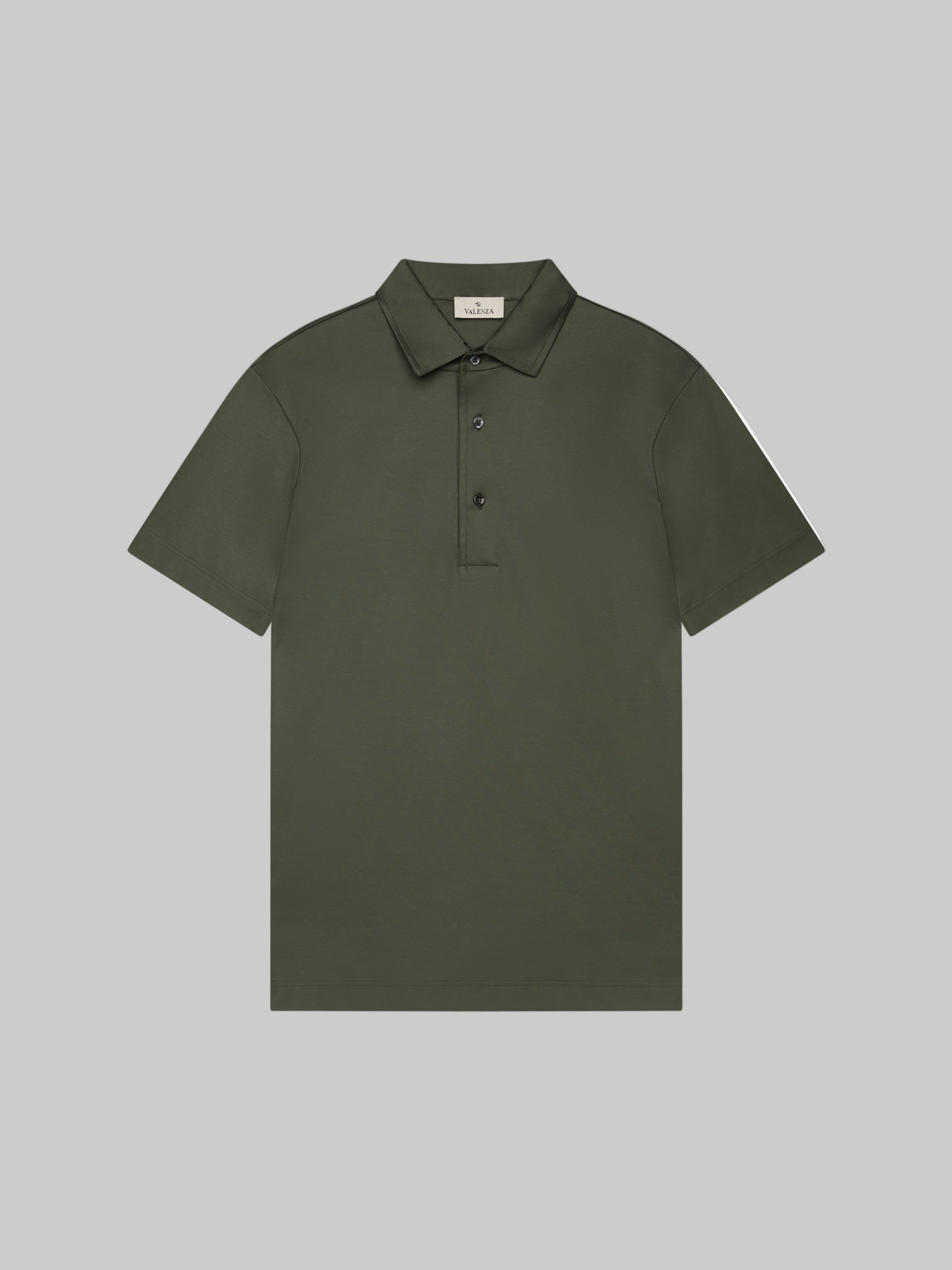 valenza polo green short sleeves