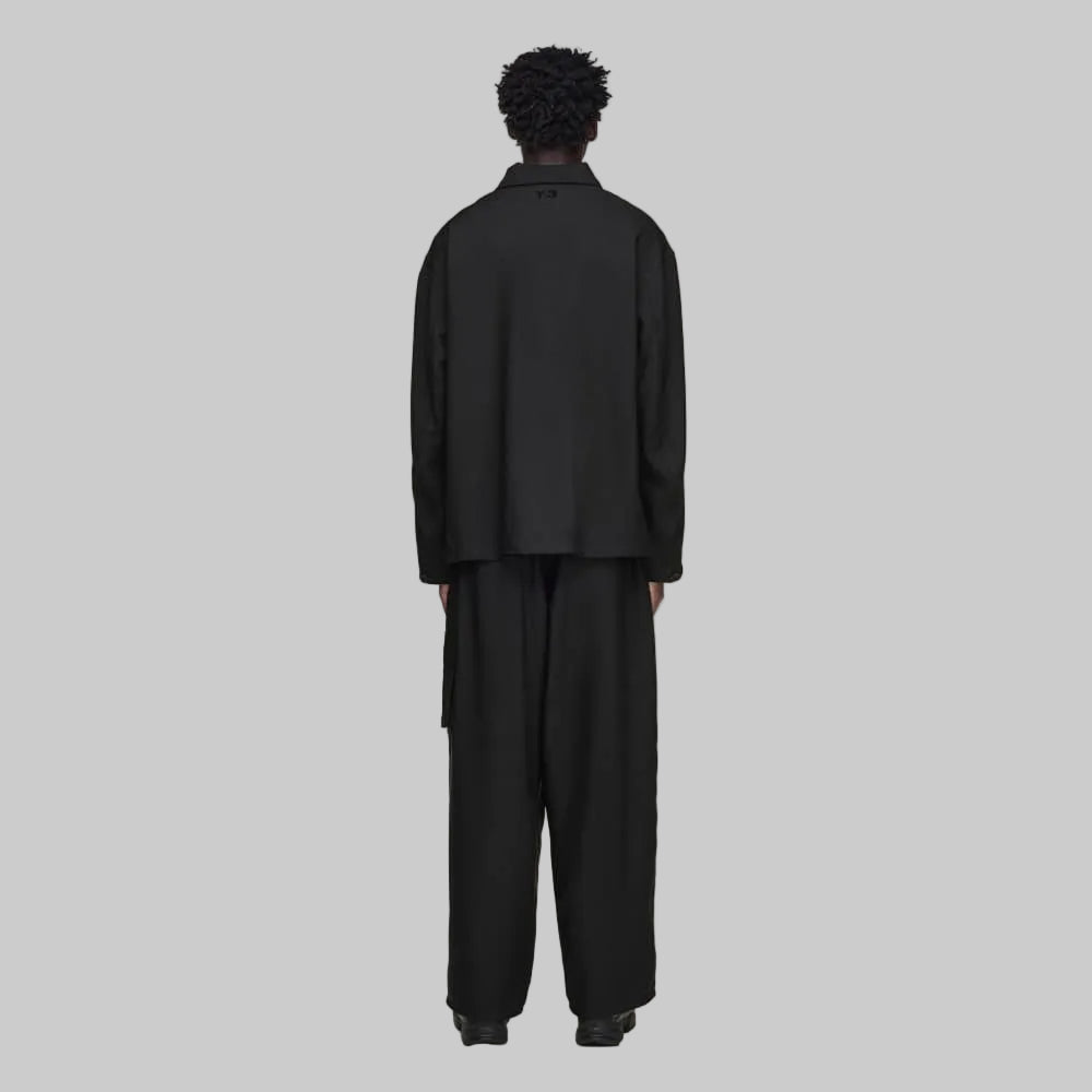 Y-3 UTILITY BLOUSON BLACK WITH CHEST POCKET-HOMBRE AMSTERDAM