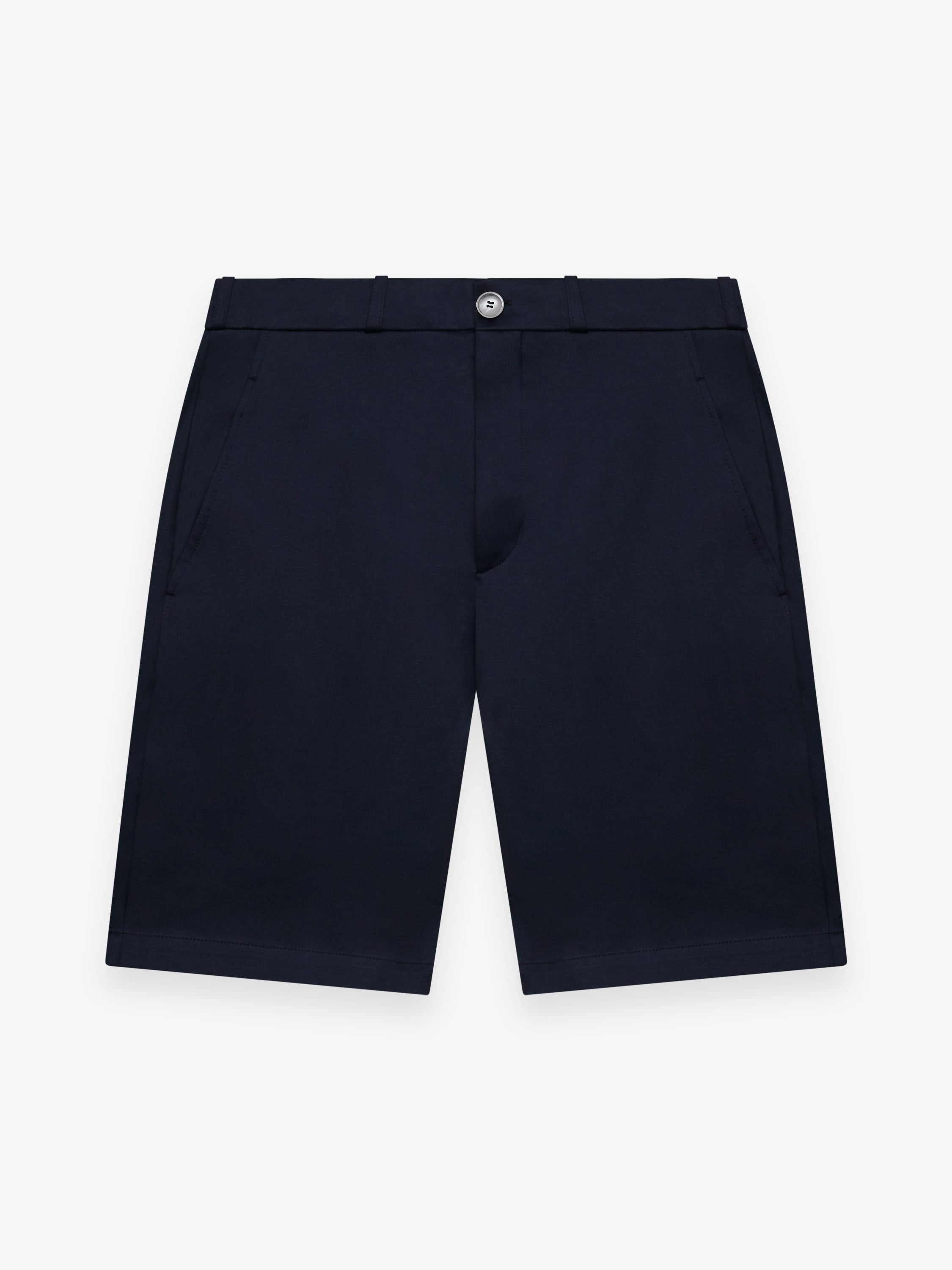 Supima Bermuda Short Navy- Hombre Amsterdam