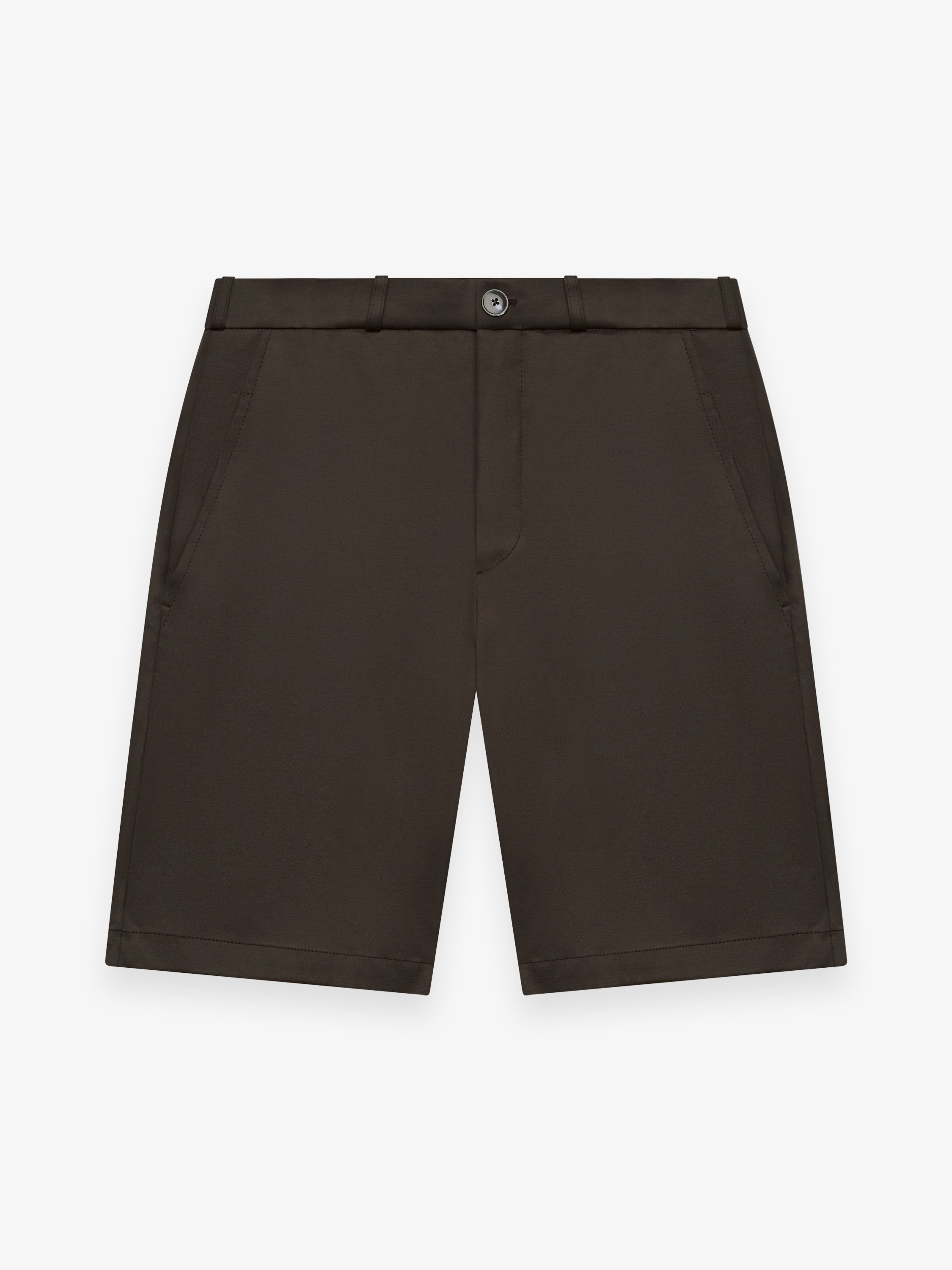Supima Bermuda Short Ebony Brown- Hombre Amsterdam
