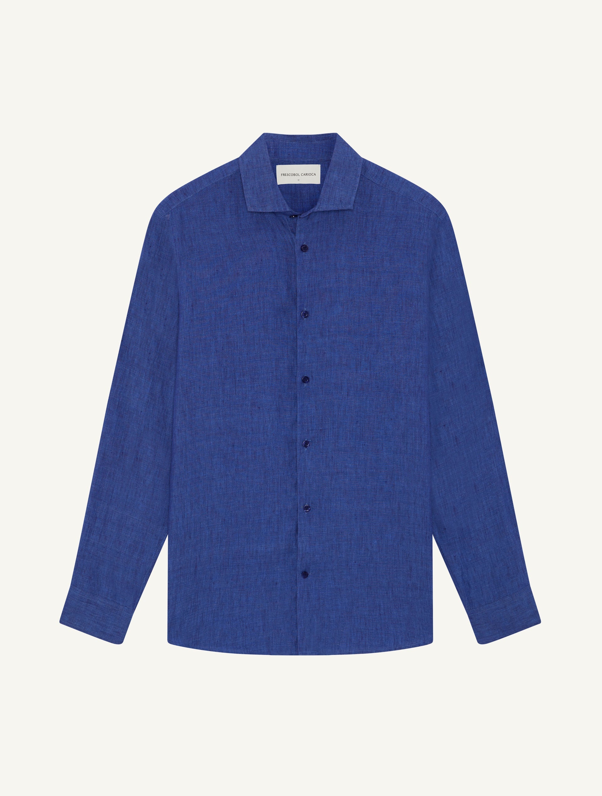 Antonio Linen Shirt Cobalt Blue- Hombre Amsterdam