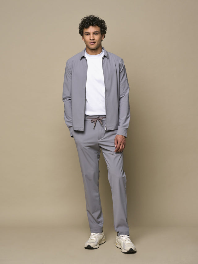 VALENZA TECH STRETCH OVERSHIRT MID GREY