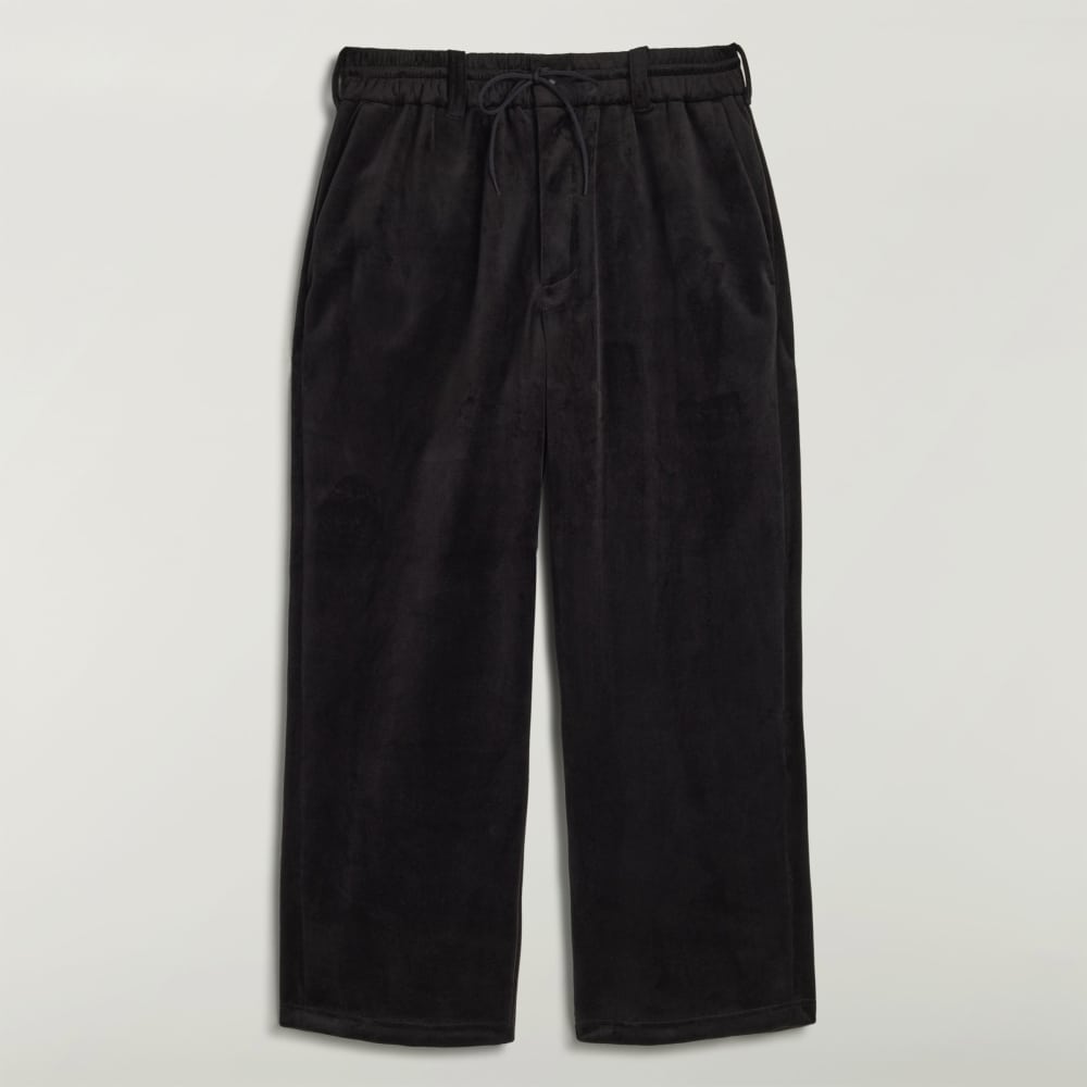 Velvet Corduroy Track Pants Black- Hombre Amsterdam