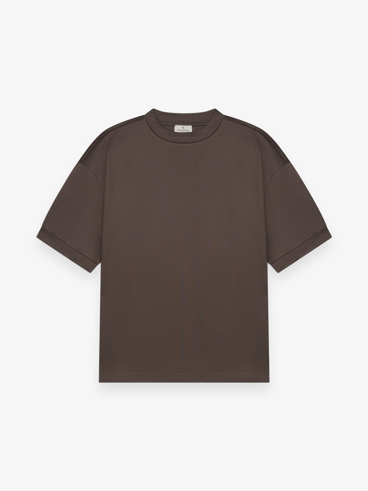 Heavy Supima Oversized -Shirt Ebony Brown- Hombre Amsterdam