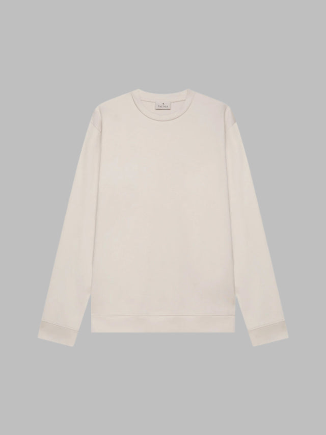 VALENZA HEAVY SUPIMA SWEAT PEARL GREY