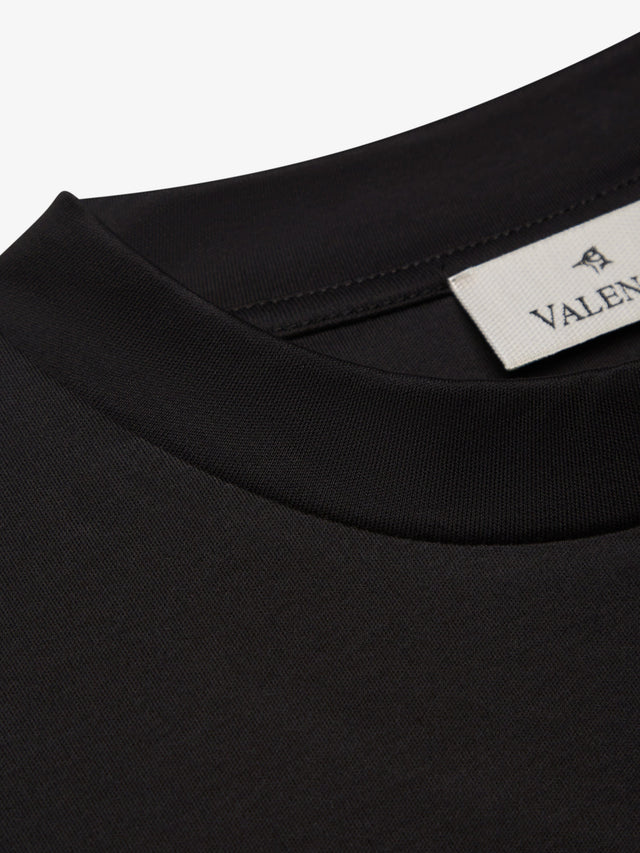 VALENZA HEAVY SUPIMA SWEAT BLACK