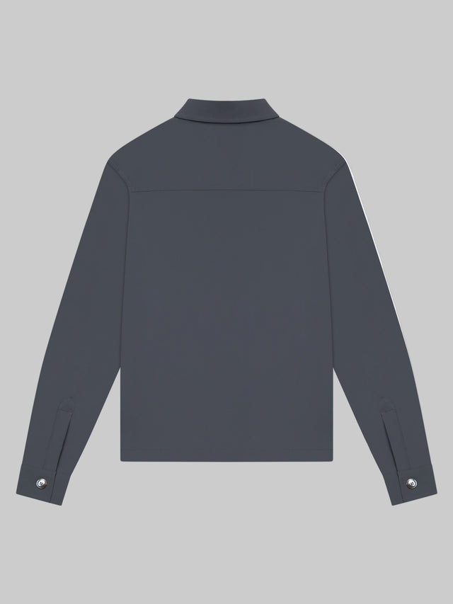 VALENZA WARM TECH STRETCH OVERSHIRT DARK GREY
