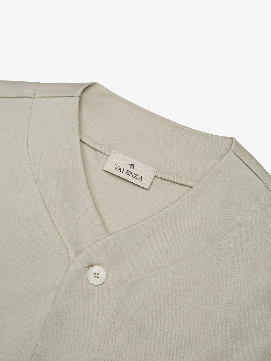 Supima Baseball Shirt Stone- Hombre Amsterdam