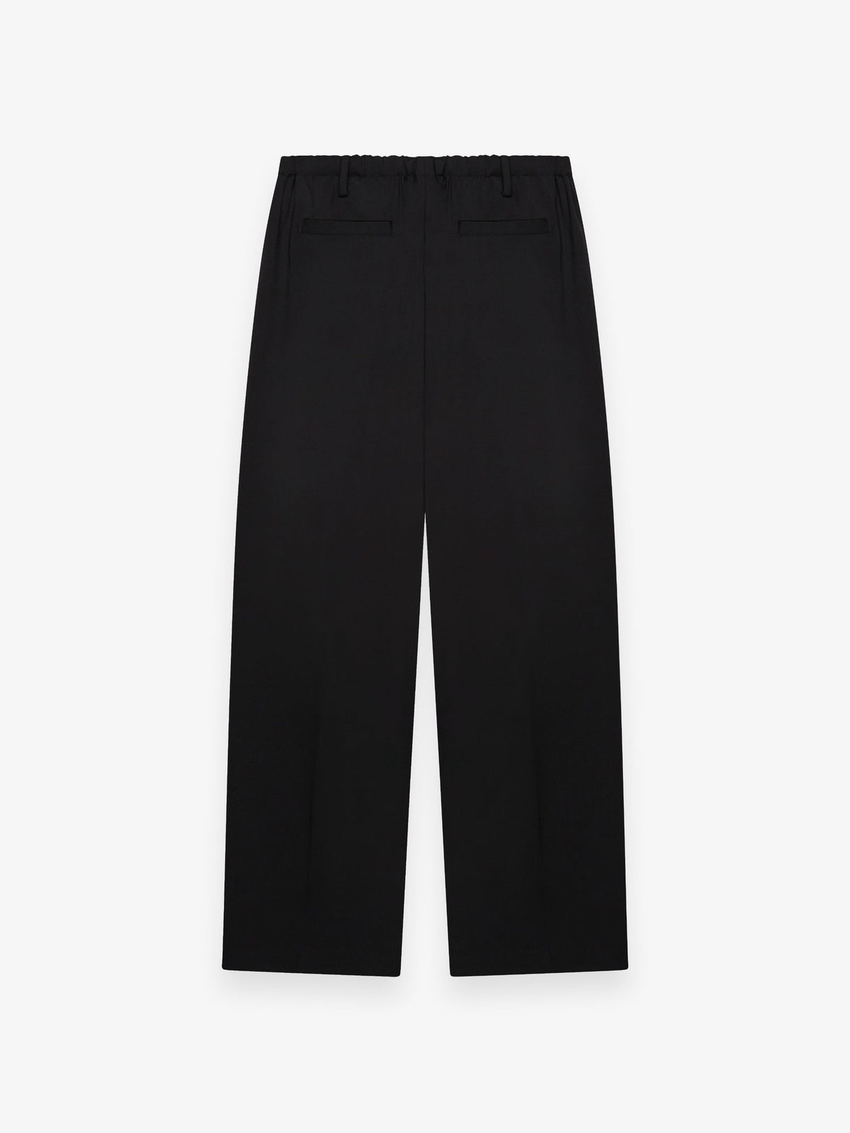 Wool Stretch Barrel Leg Trousers Black- Hombre Amsterdam