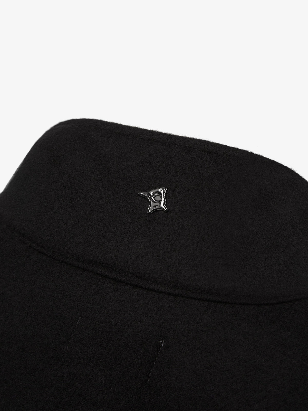 Cashmere Funnel Neck Jacket Black- Hombre Amsterdam