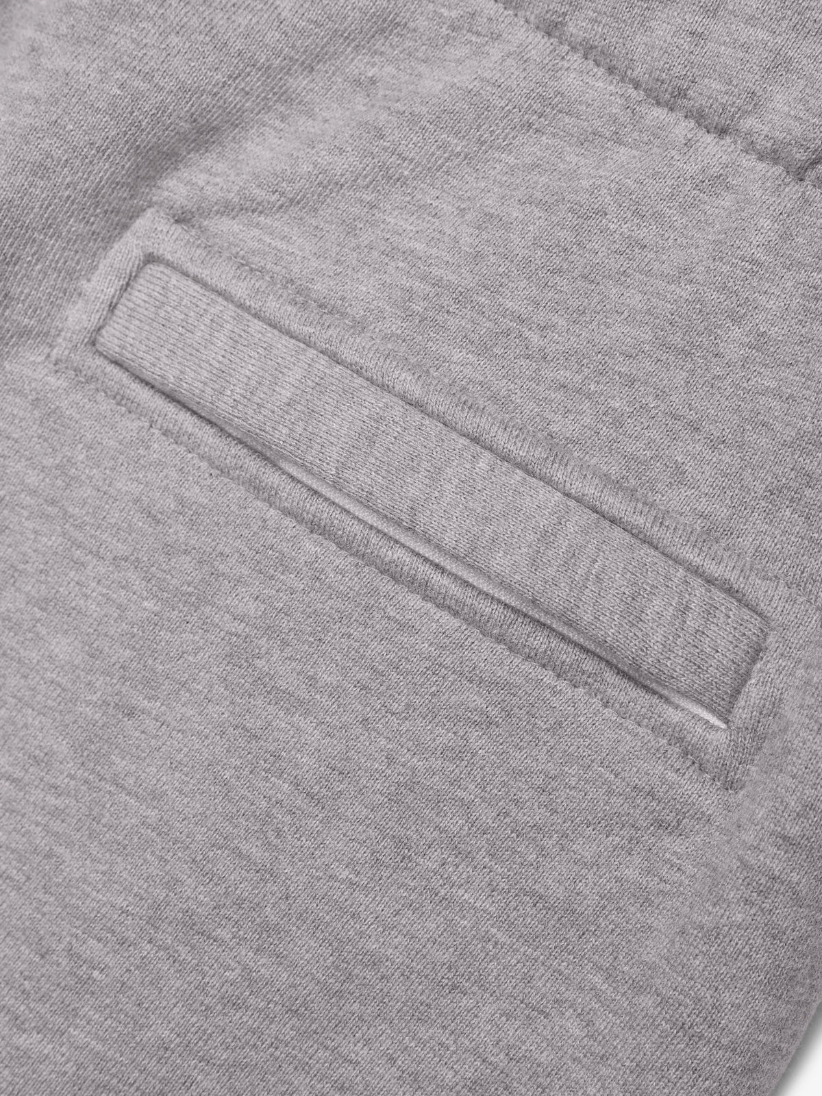 Fleece Sport Short Light Grey Melange- Hombre Amsterdam