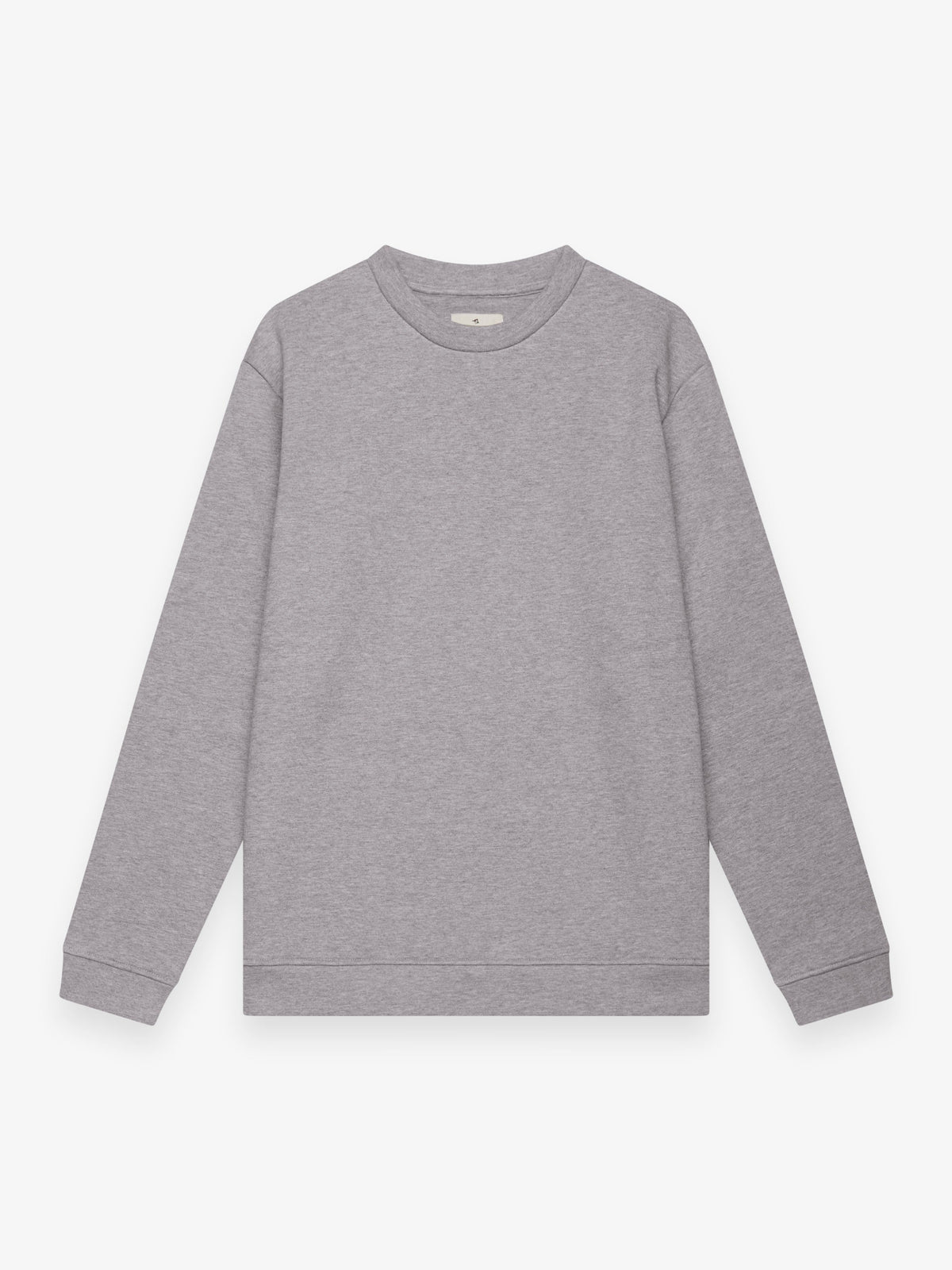 Fleece Sweater Light Grey Melange- Hombre Amsterdam