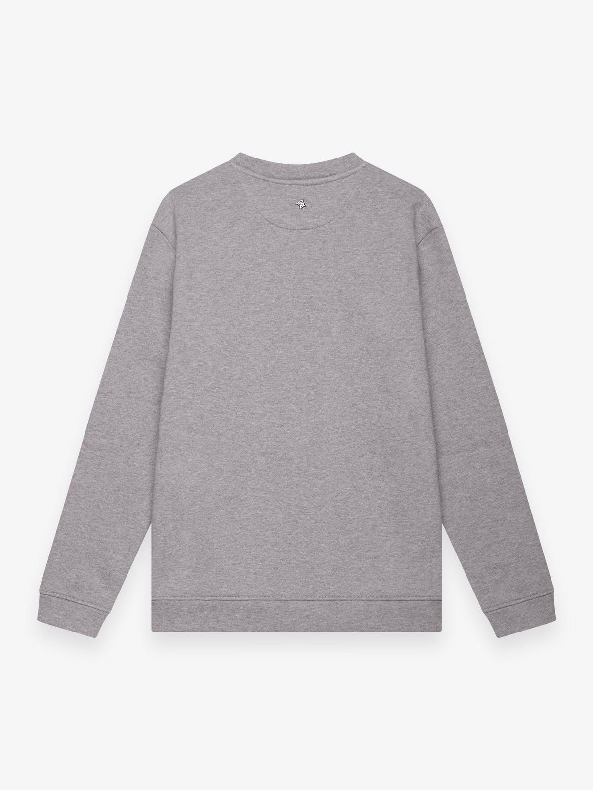 Fleece Sweater Light Grey Melange- Hombre Amsterdam
