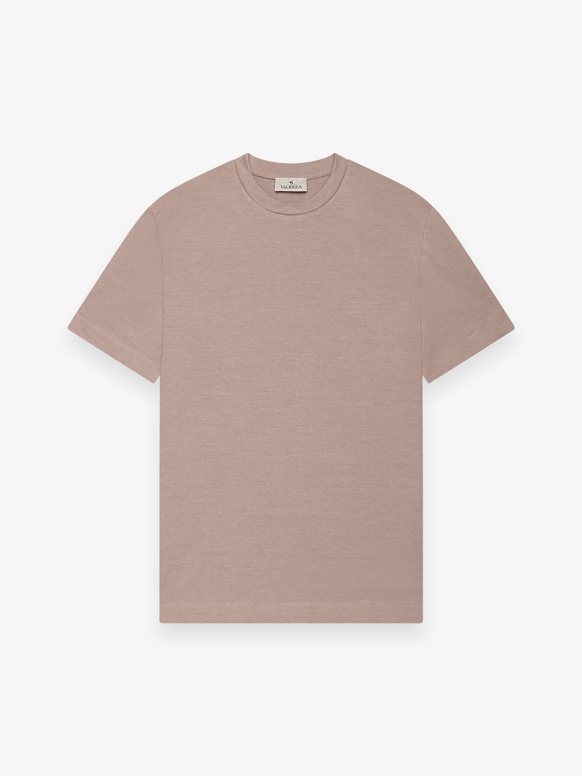 Single Jersey Supima T-Shirt Light Taupe Melange- Hombre Amsterdam