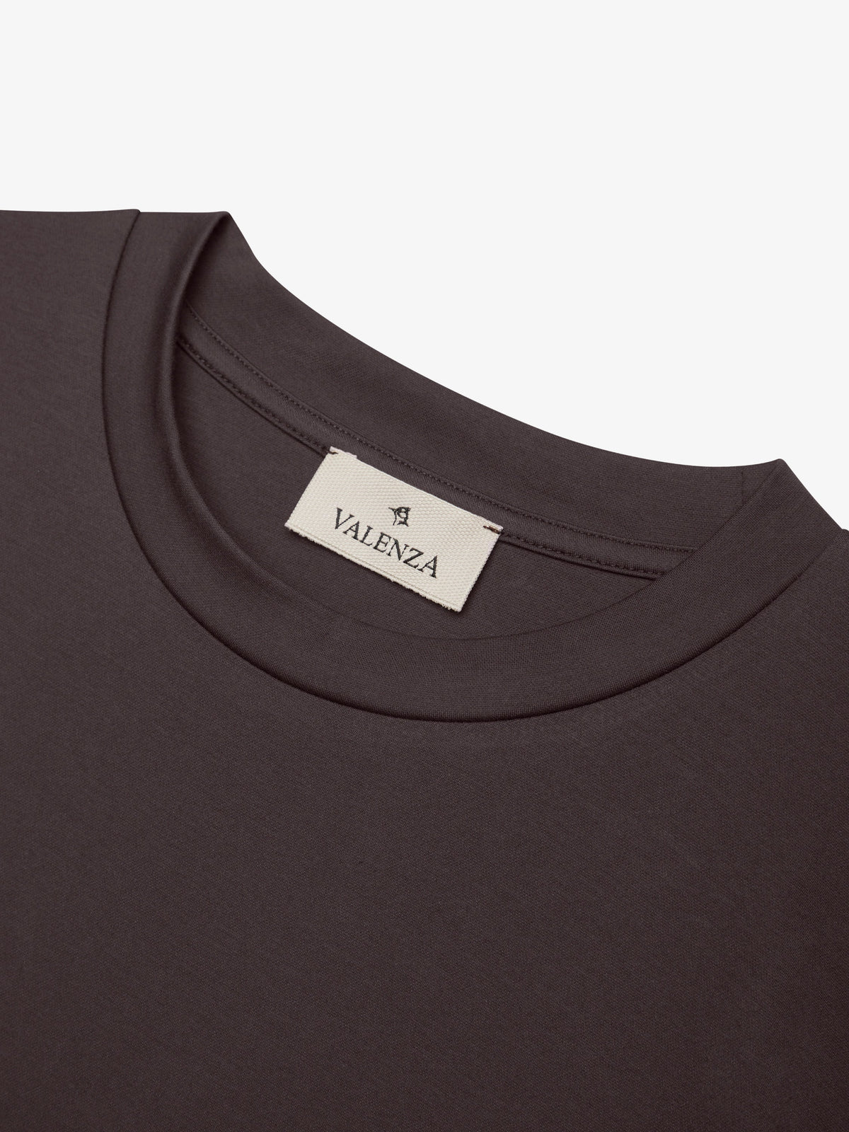 Single Jersey Supima T-Shirt Dark Brown- Hombre Amsterdam