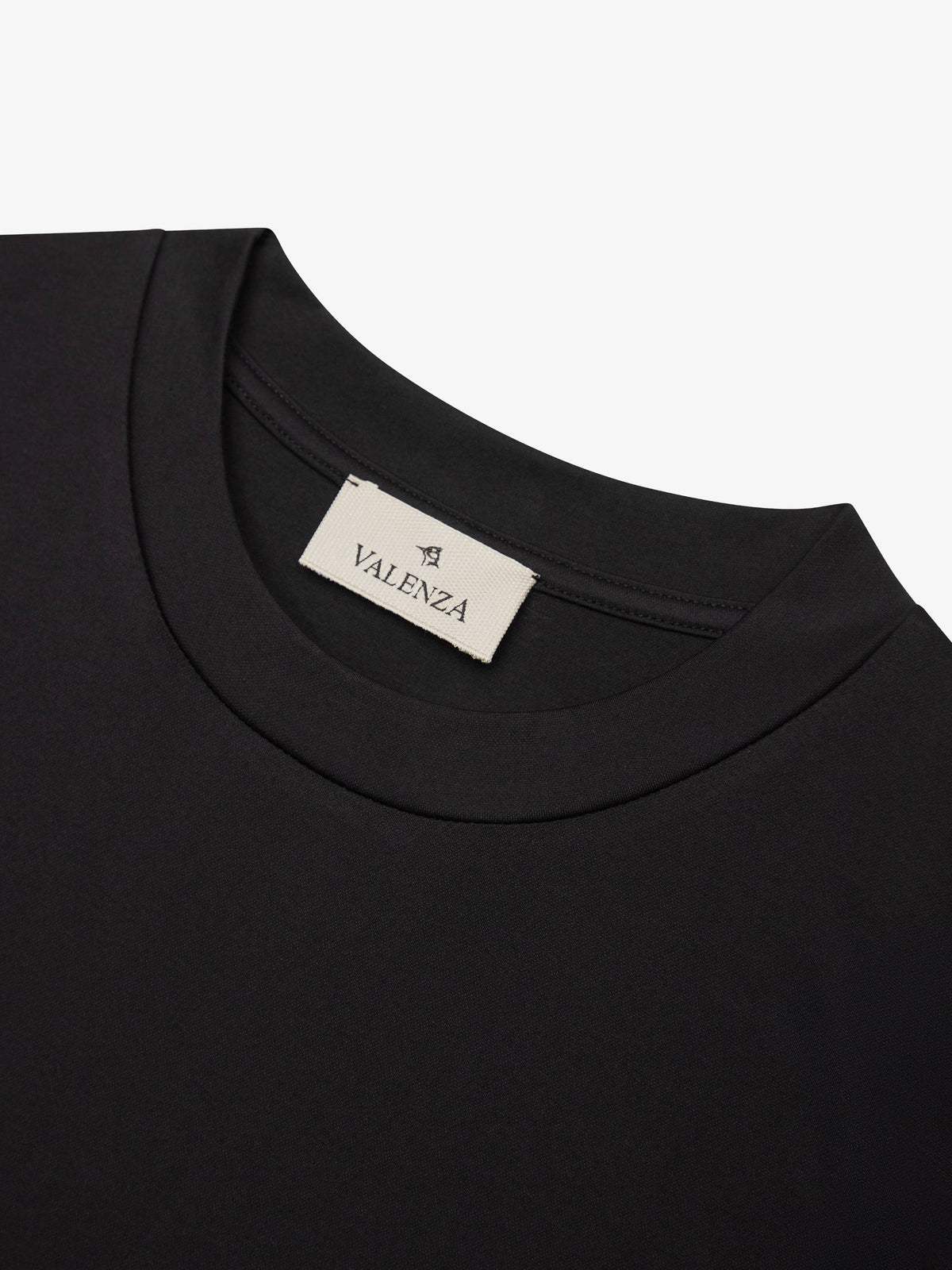 Single Jersey Supima T-Shirt Black- Hombre Amsterdam