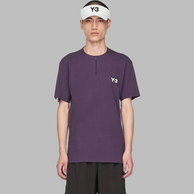 Y-3 TENNIS PRO FREELIFT ZIP TEE