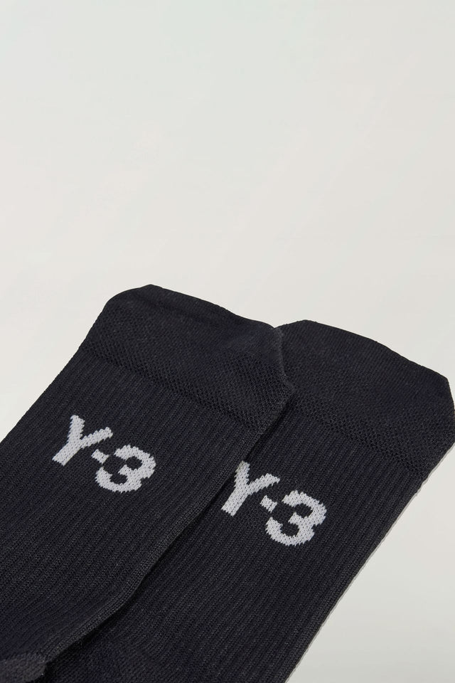 Y-3 STRETCH TENNIS SOCKS BLACK