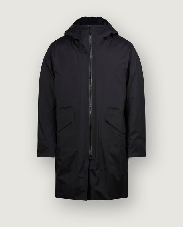 VEILANCE MONITOR DOWN GORETEX COAT BLACK