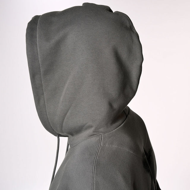 Y-3 GRAPHIC OVERSIZED HOODIE GRANITE