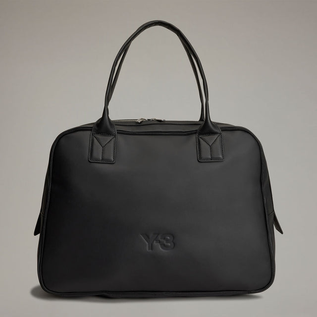 Y-3 LEATHER AIRLINER BAG