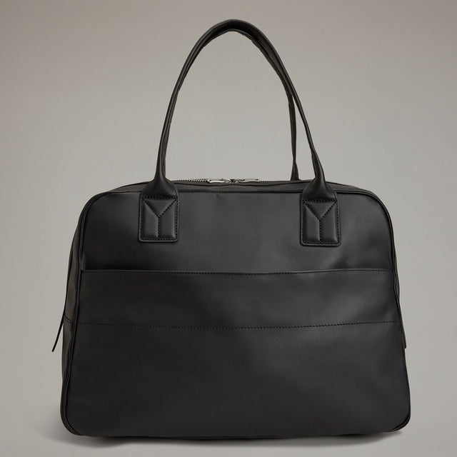 Y-3 LEATHER AIRLINER BAG