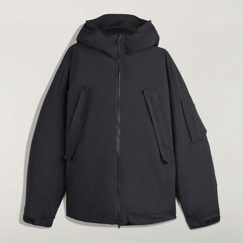 Y-3 GORETEX PADDED HOODED JACKET BLACK-HOMBRE AMSTERDAM