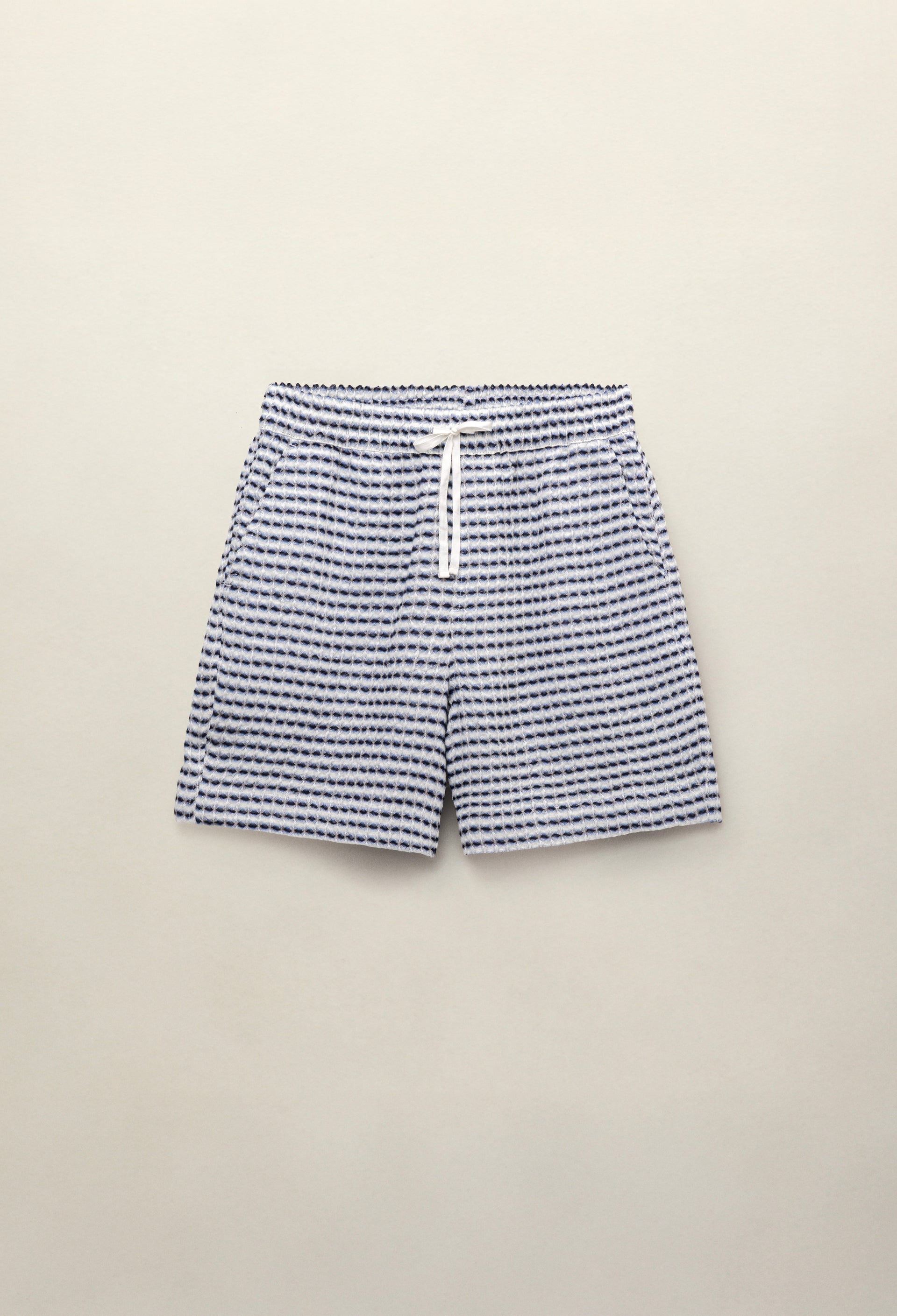 Riita Textured Linen Short- Hombre Amsterdam
